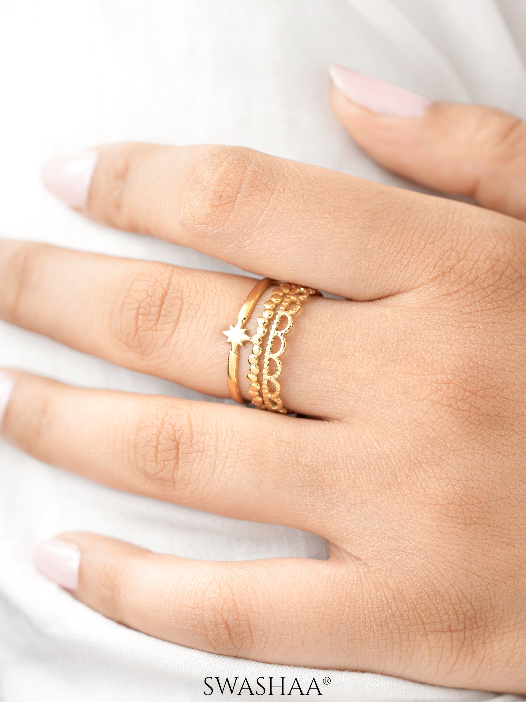 Silas 18K Gold Plated Ring
