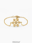 Snowflake 18K Gold Plated Kid's Bracelet