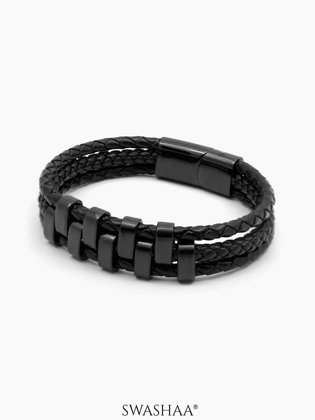 Sol Men's Leather Bracelet