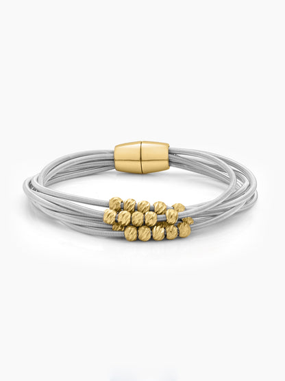 Solea Layered 18K Gold Plated - Silver Chain Bracelet