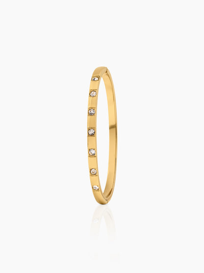 Solmira 18K Gold Plated Diamond Band Bracelet Gold