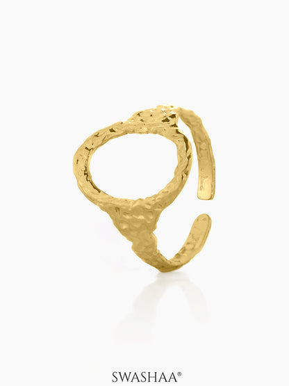 Soraya 18K Gold Plated Ring Gold