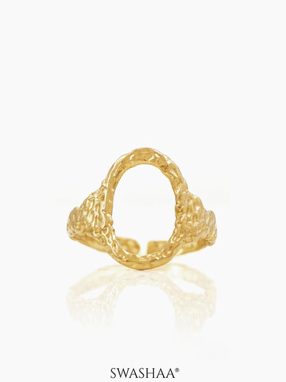 Soraya 18K Gold Plated Ring