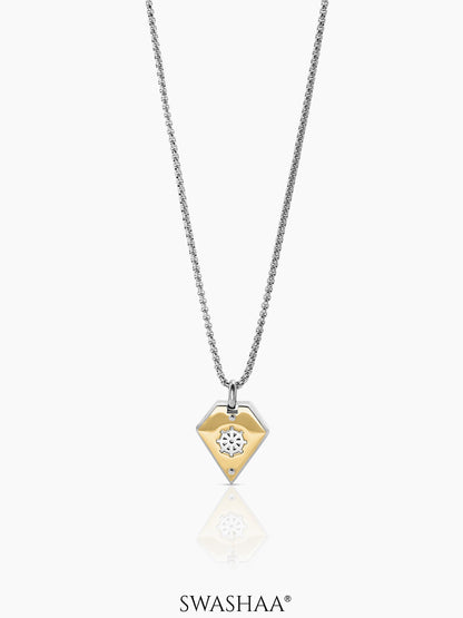 Sorev Men's Chain Pendant Two Tone