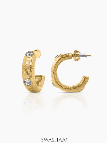 Spark 18K Gold Plated Earrings Gold