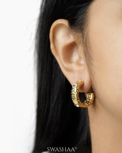 Spark 18K Gold Plated Earrings