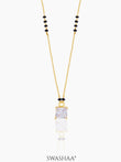 Square Solitaire 18K Gold Plated Mangalsutra Gold