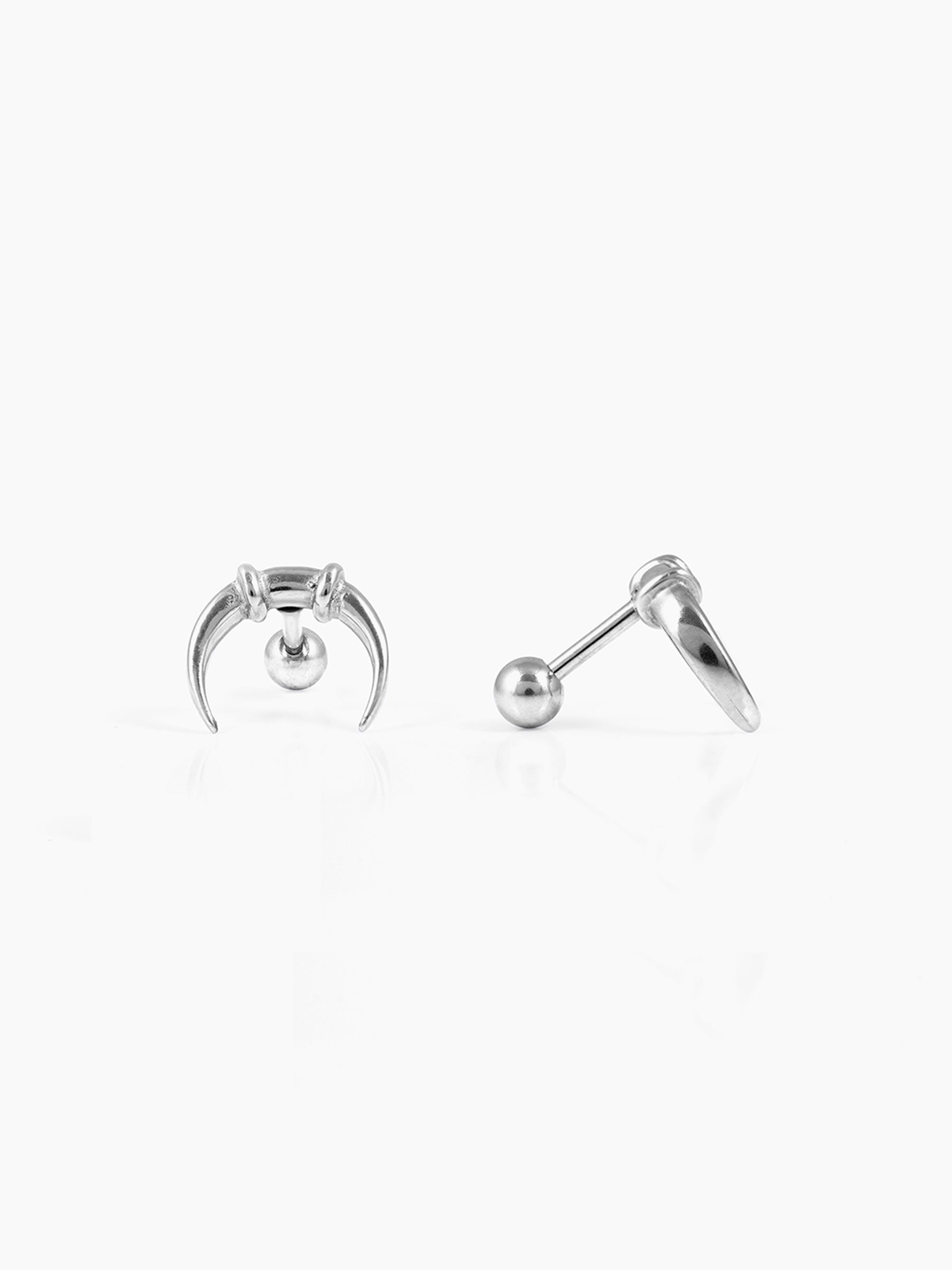 Steven Silver Men's Earrings Silver