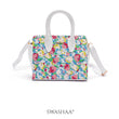 Sweet Scent Blue Leather Sling Bag