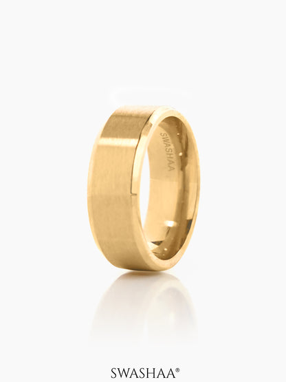 Sylvan Men's Ring 18K Gold Plated