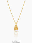 Tall Tots Giraffe 18K Gold Plated Kid's Pendant Necklace Gold