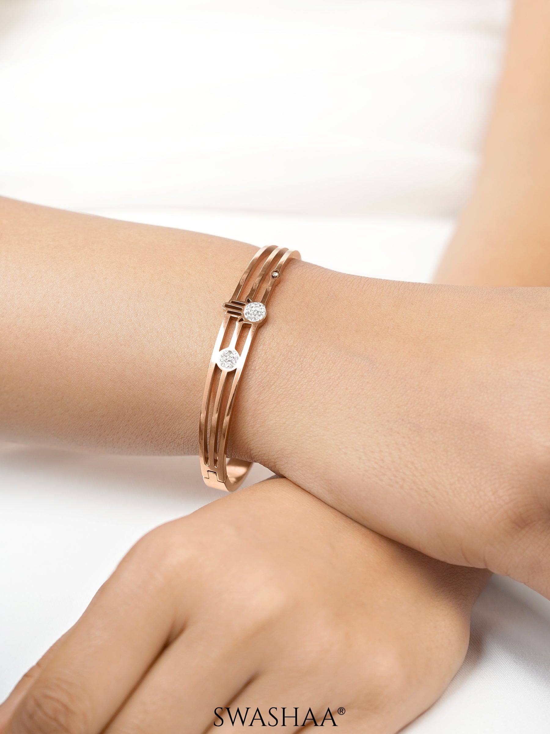Tamara Hamsa Rosegold Plated Bracelet