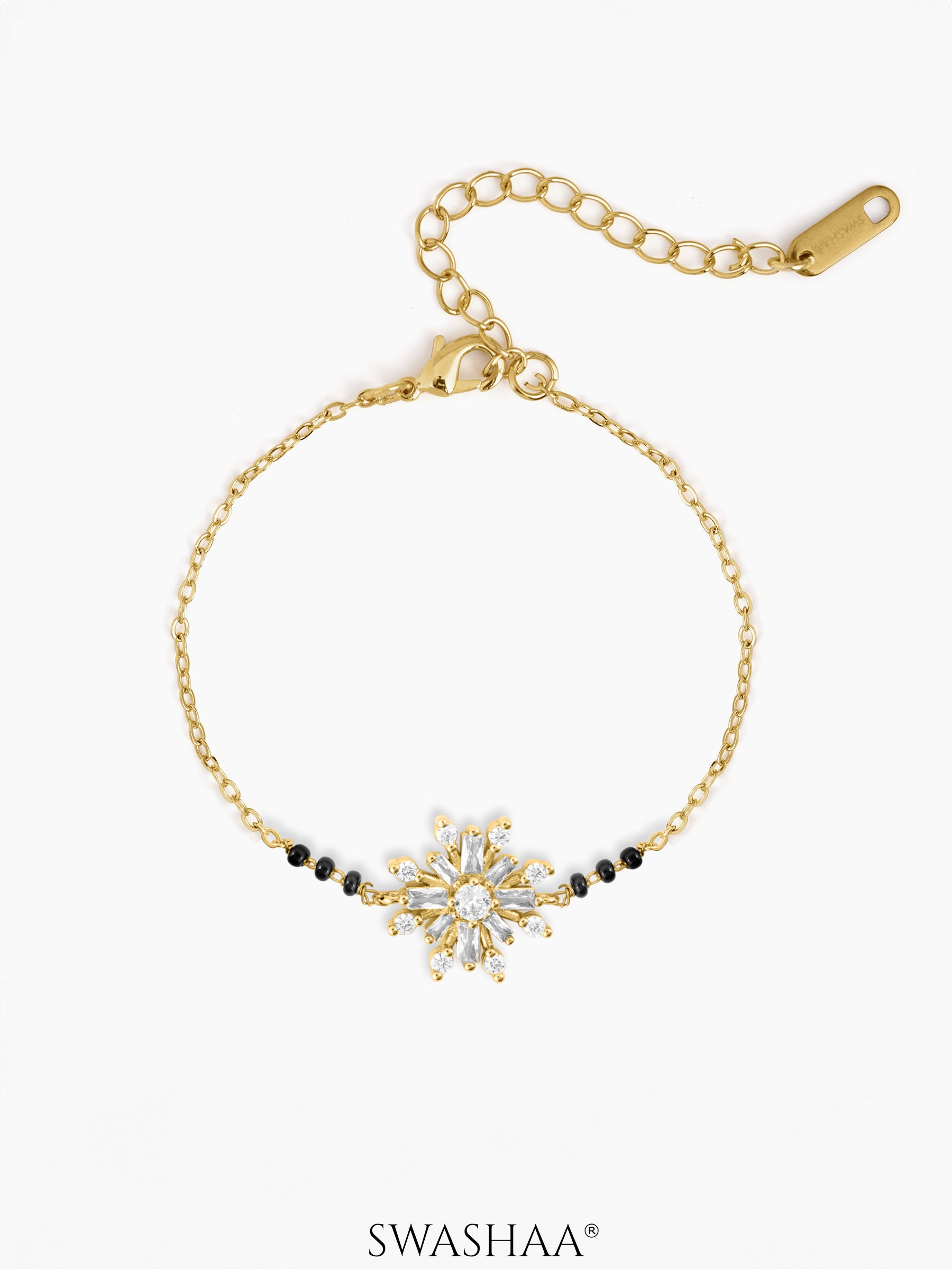 Tara 14K Gold Plated Mangalsutra Bracelet Gold