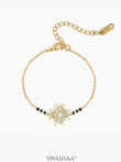 Tara 14K Gold Plated Mangalsutra Bracelet Gold