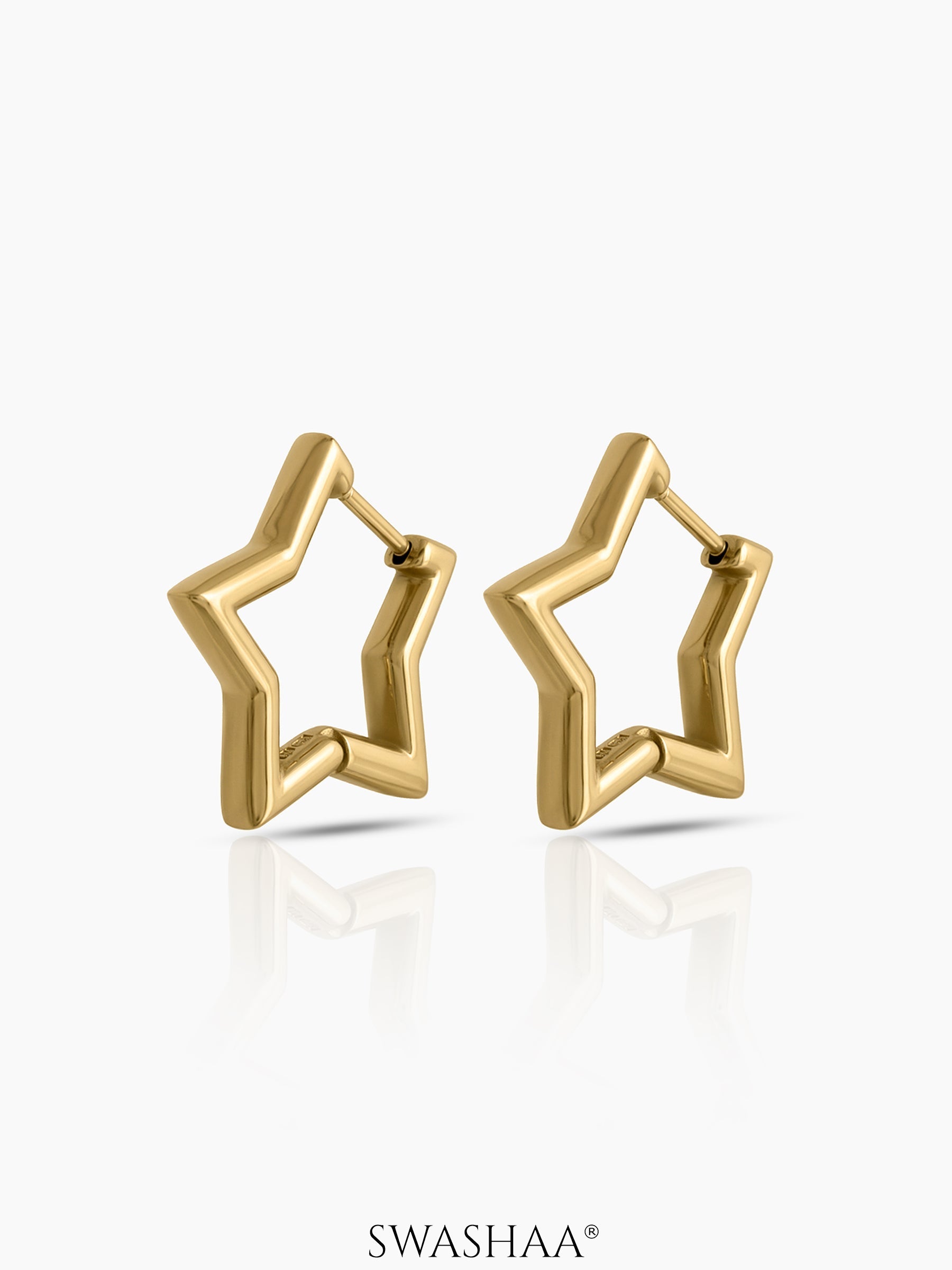 Tavina Star Women's Hoop Earrings