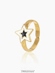 Telca Star 18K Gold Plated Ring Gold