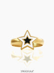 Telca Star 18K Gold Plated Ring