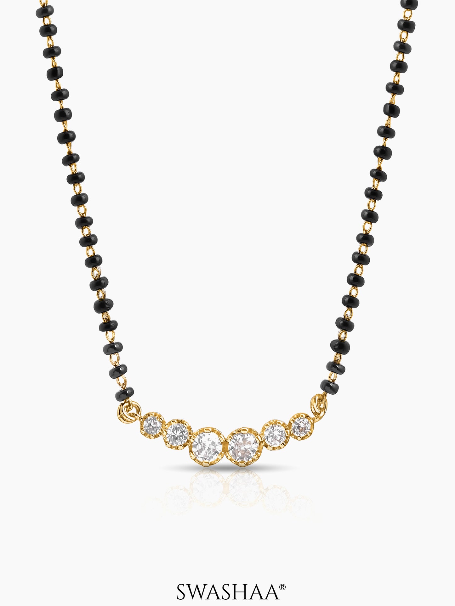 Tesha Diamond Bar Mangalsutra