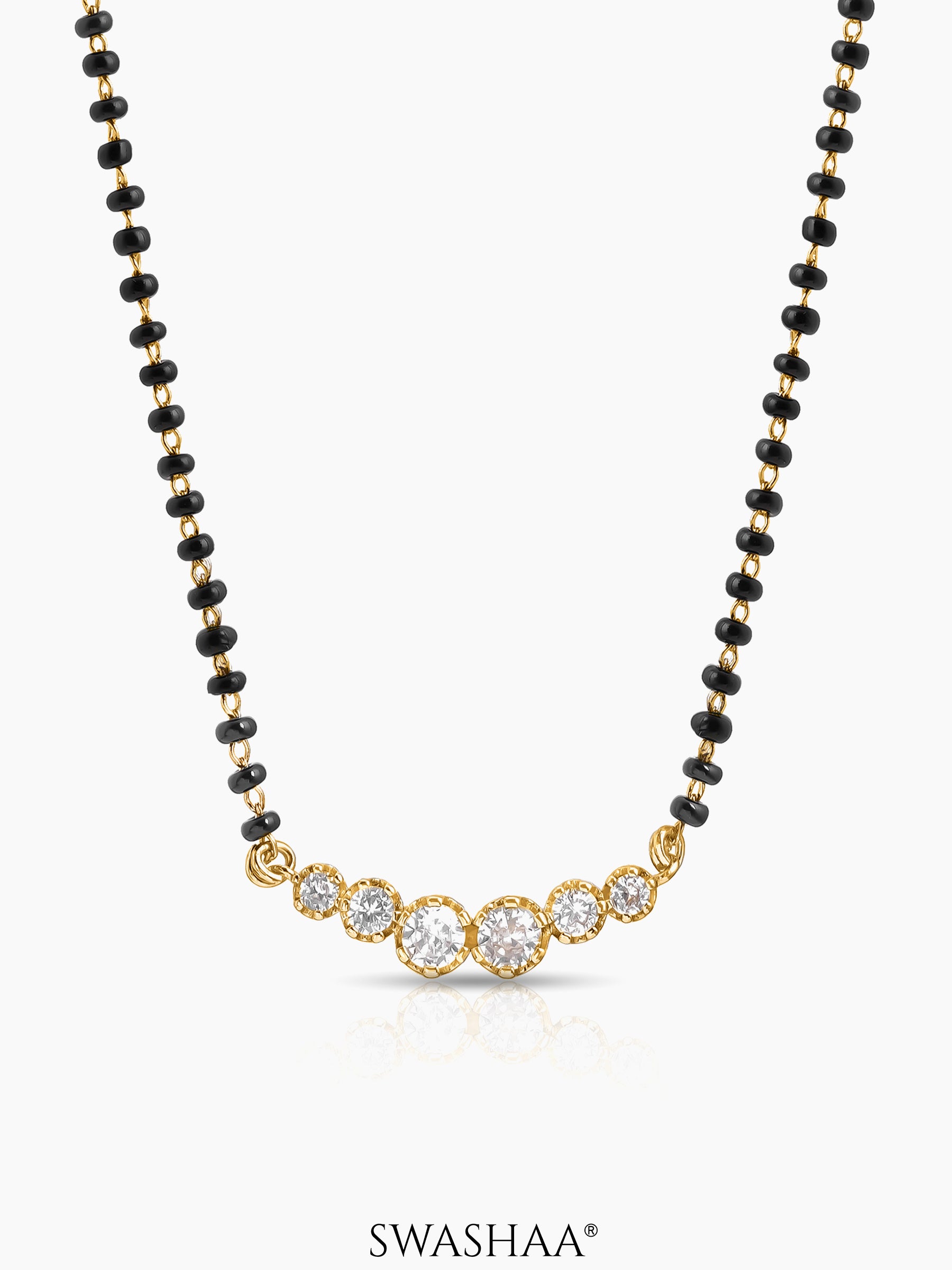 Tesha Diamond Bar Mangalsutra