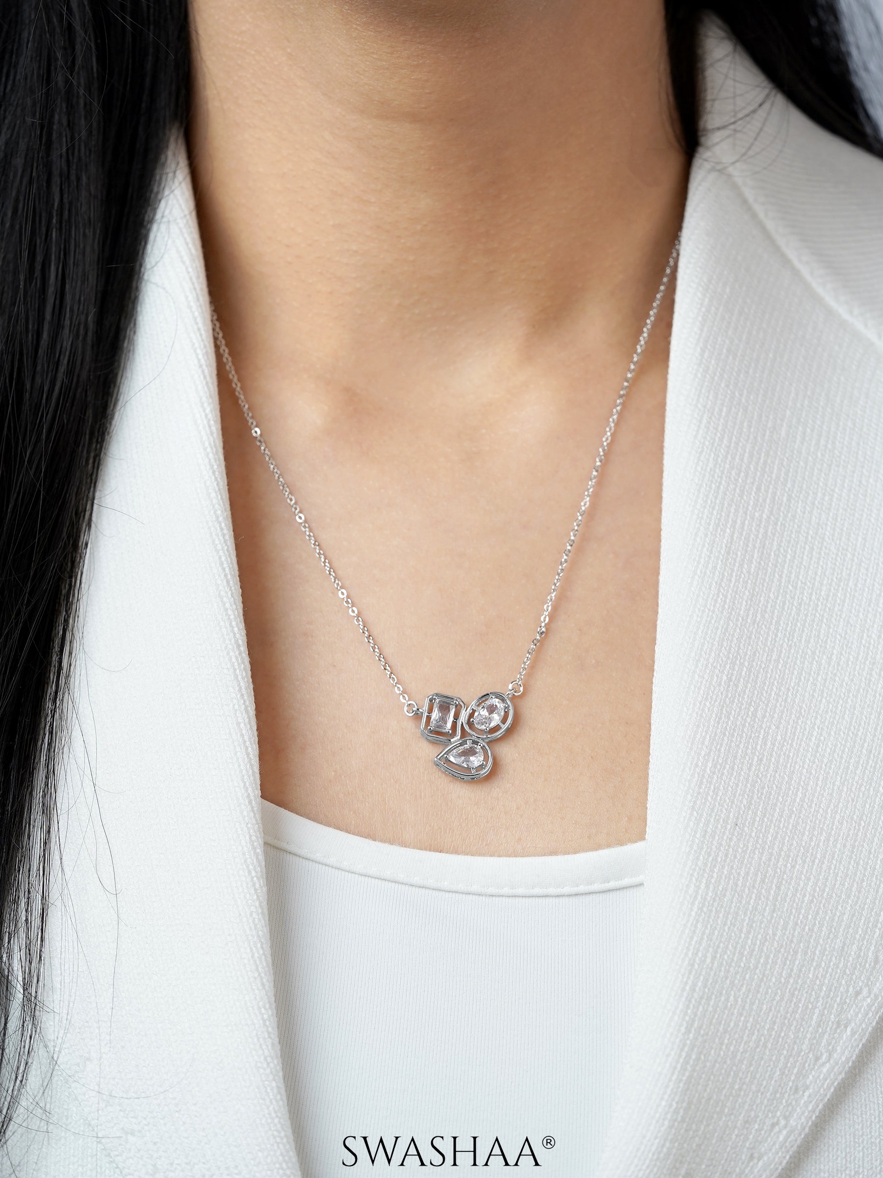 Three Star Necklace