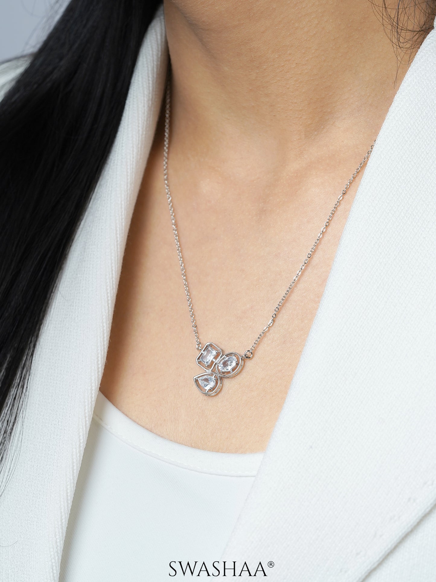 Three Star Necklace