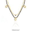 Tia Layered Teardrop Diamond 18K Gold Plated Mangalsutra Gold