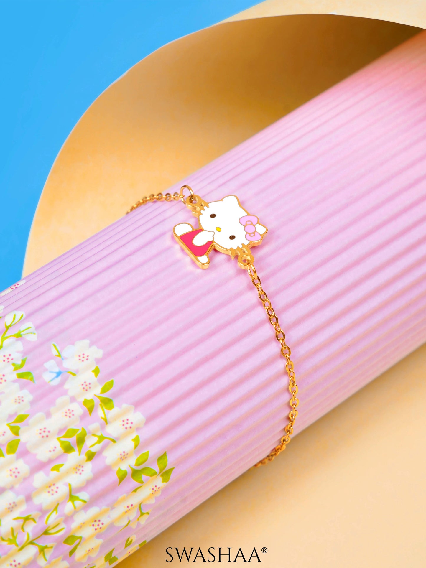 Tino Kitty 18K Gold Plated Kid's Bracelet