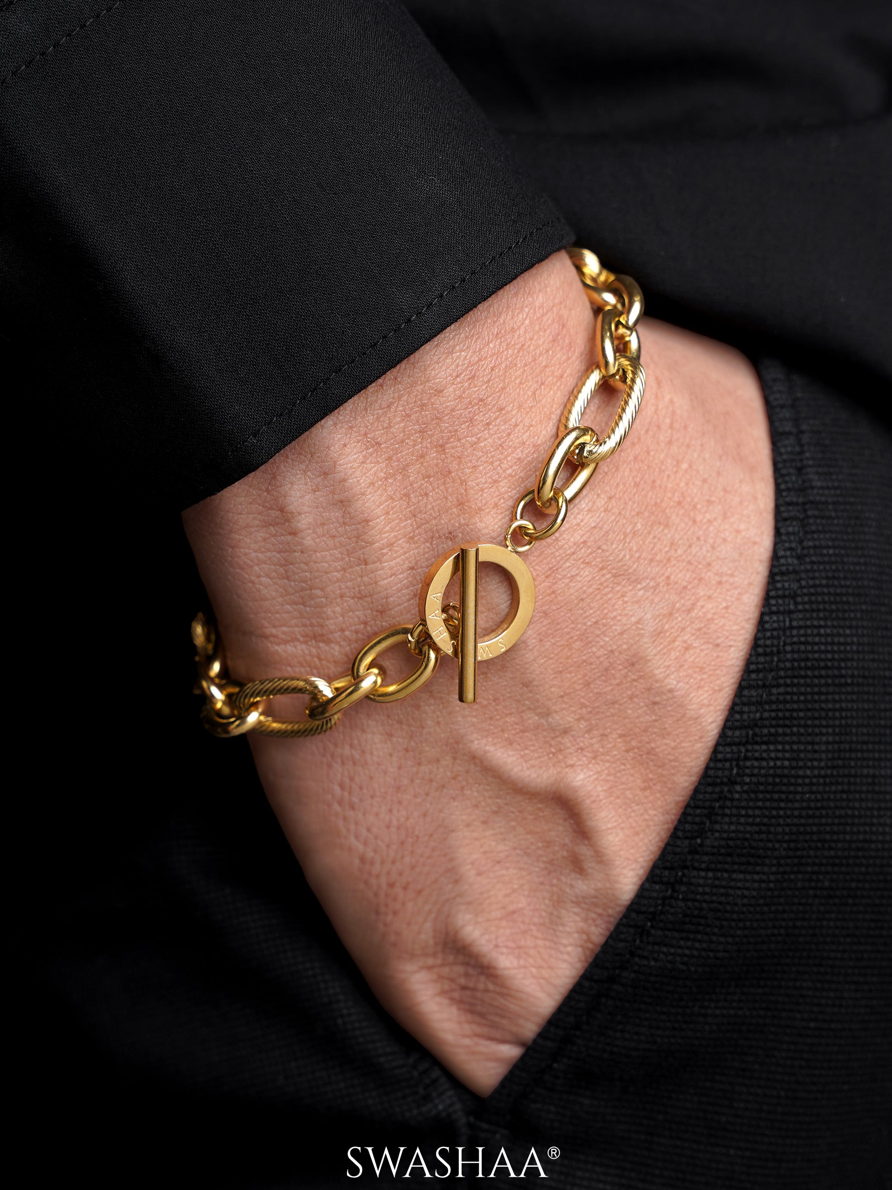 Toggle Chain Men's Bracelet