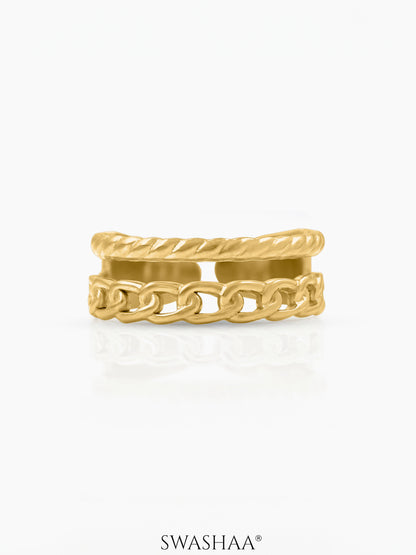 Tonia 18K Gold Plated Ring Gold
