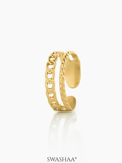 Tonia 18K Gold Plated Ring