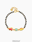 Toy Train Charm 18K Gold Plated Kid's Nazariya Bracelet Gold