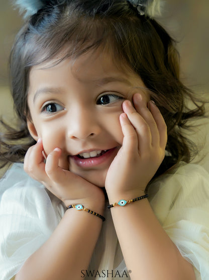 Tranquil Eye 18K Gold Plated Kid's Nazariya Bracelet