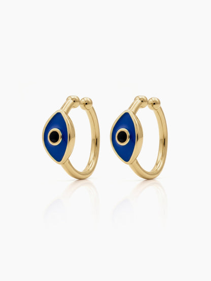 Tressa Evil Eye 18K Gold Plated Ear Cuffs