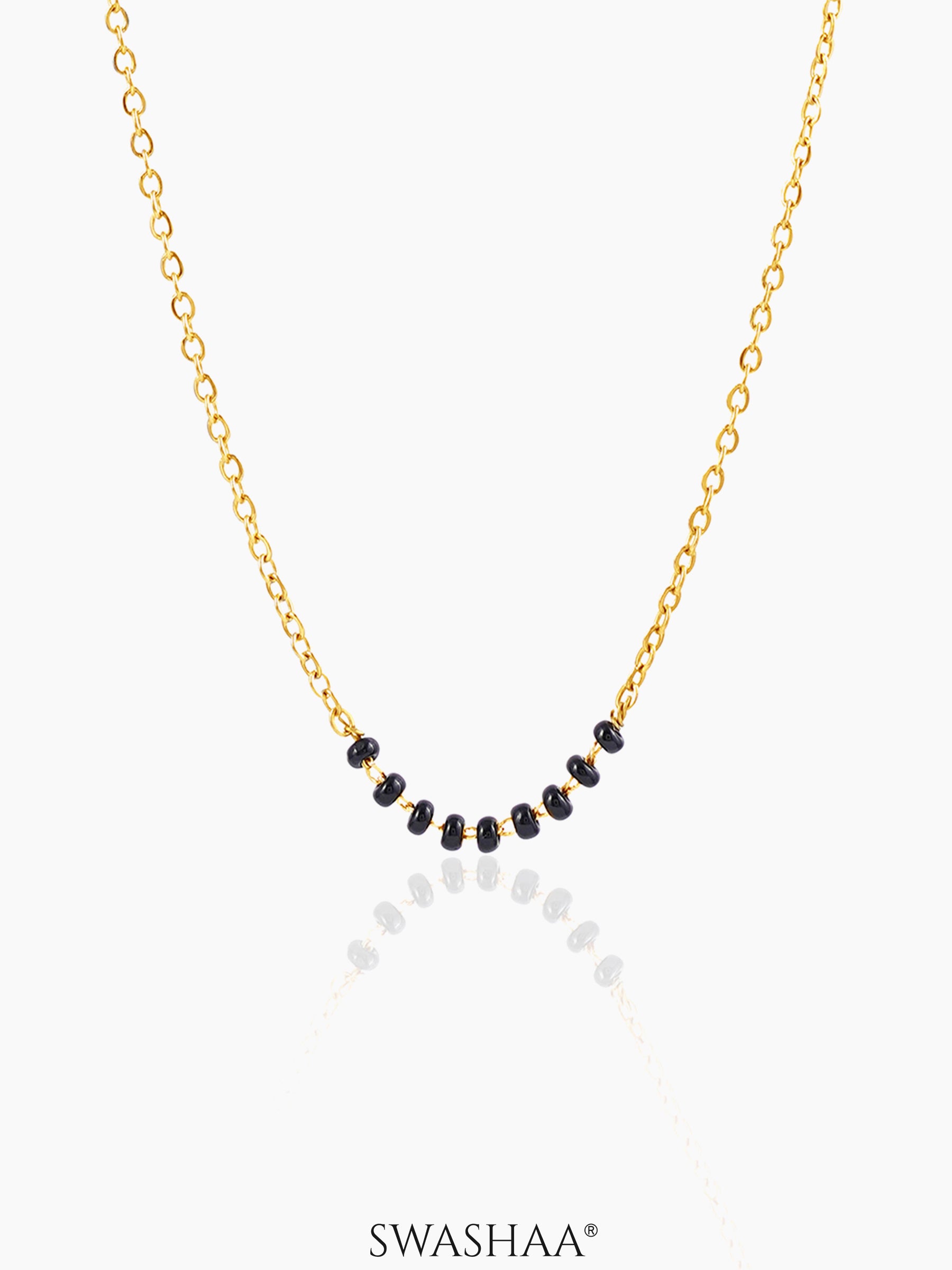 Tushita 18K Gold Plated Mangalsutra Gold