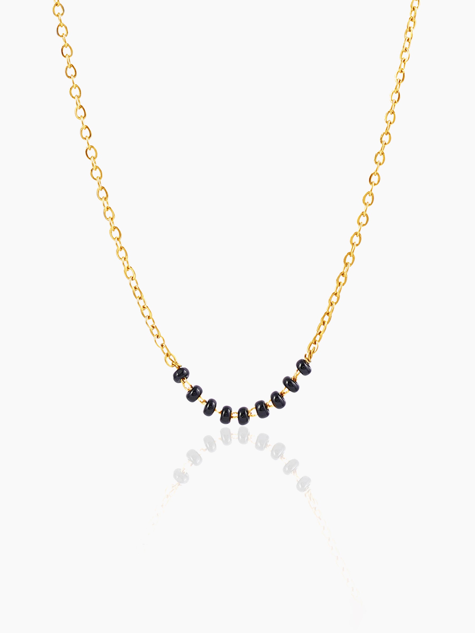 Tushita 18K Gold Plated Mangalsutra