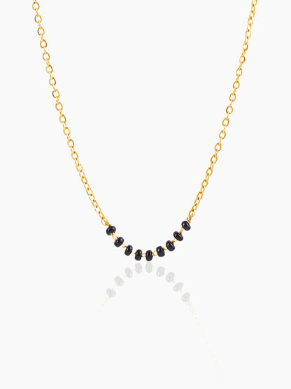 Tushita 18K Gold Plated Mangalsutra Gold