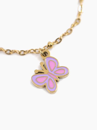 Twinkle Butterfly 18K Gold Plated Kid's Bracelet