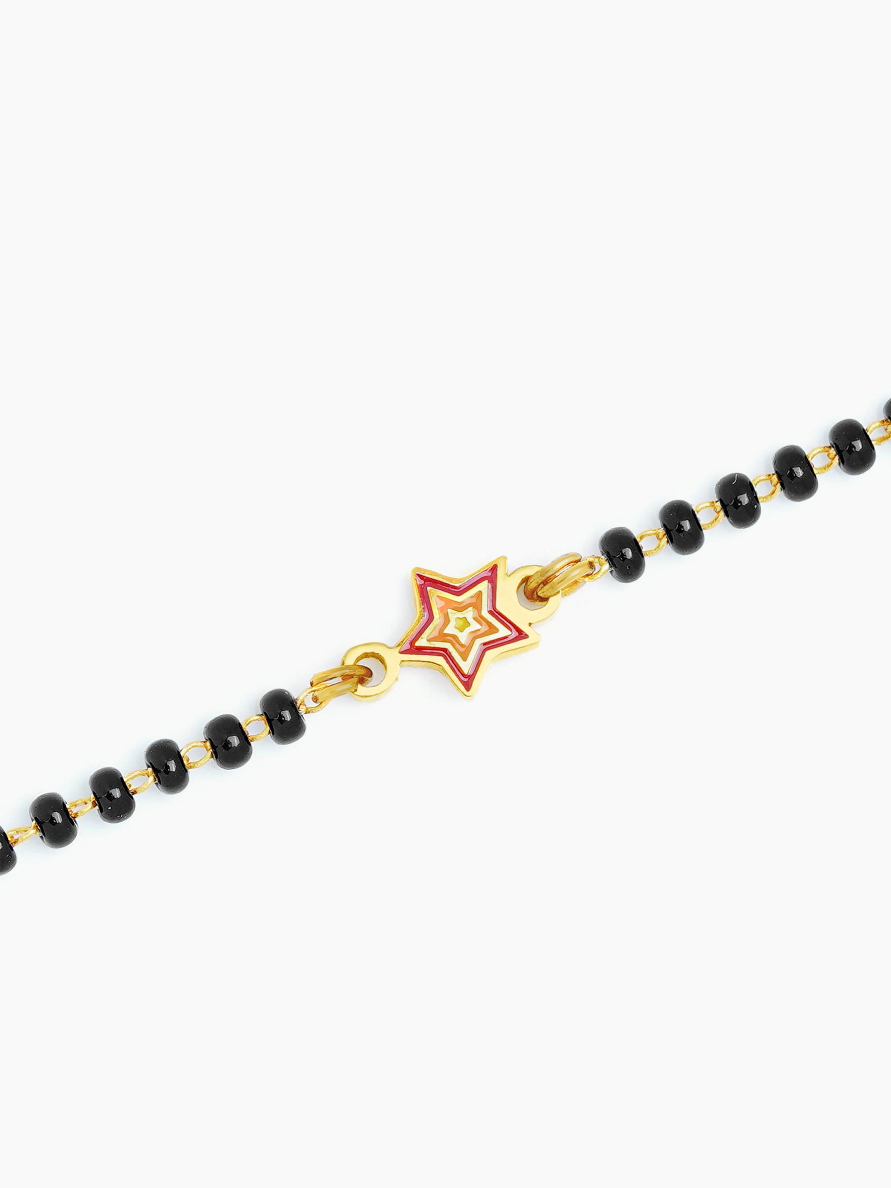 Twinkling Star Charm 18K Gold Plated Kid's Nazariya Bracelet