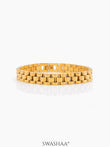 Valdez Men's Bracelet 18K Gold Plated 10 MM