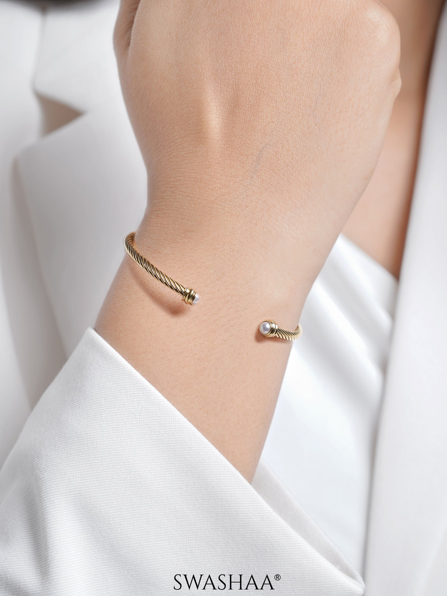 Valencia Twisted Cuff Bracelet