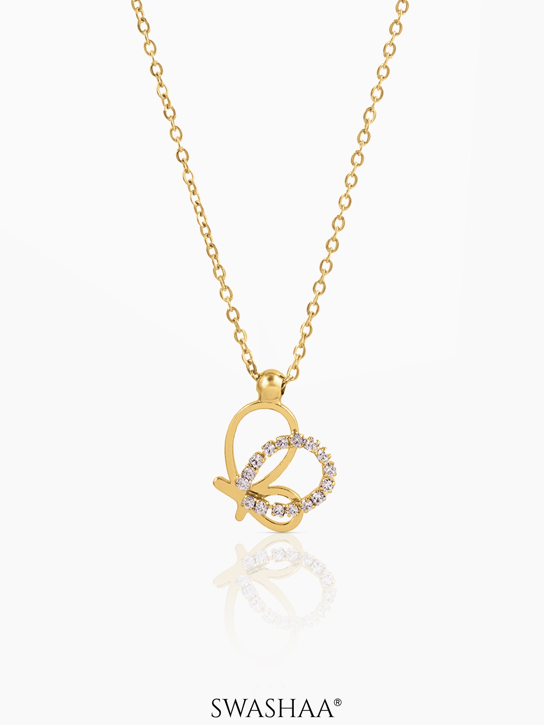 Volar Butterfly Necklace 18K Gold Plated