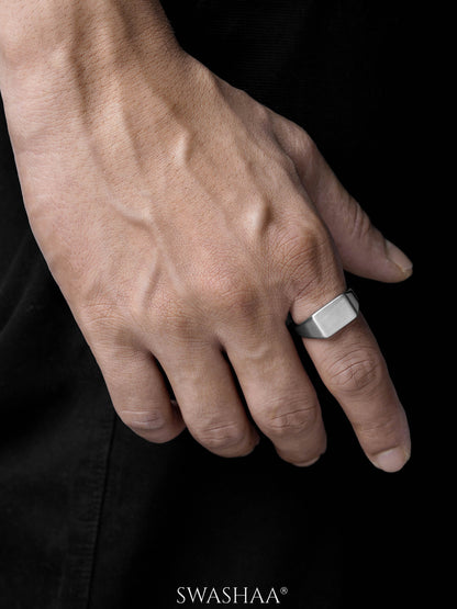 Vorn Matte Signet Men's Ring