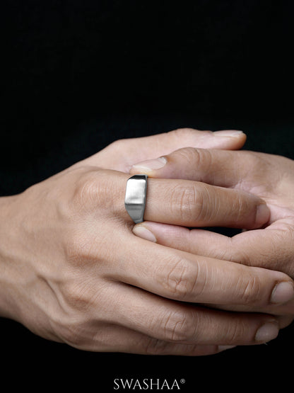 Vorn Matte Signet Men's Ring