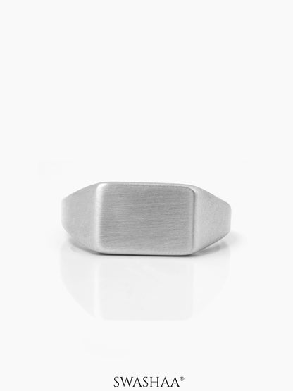 Vorn Matte Signet Men's Ring