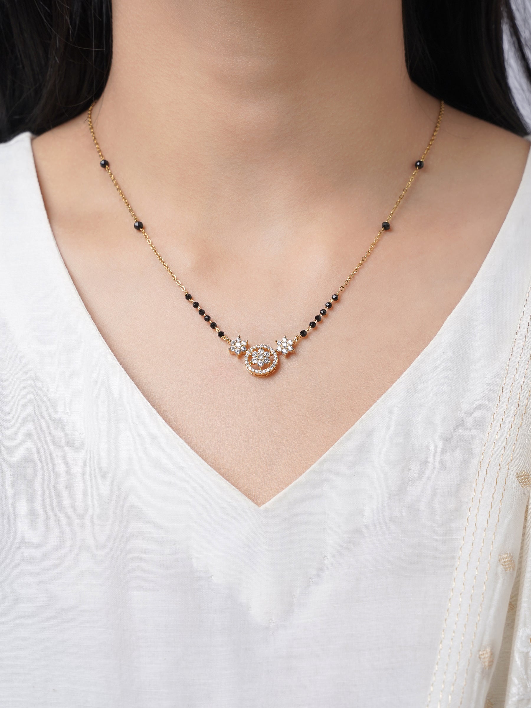 Vrashi 18K Gold Plated Mangalsutra