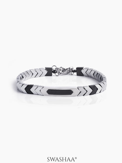 Warsaw Men's Bracelet Silver