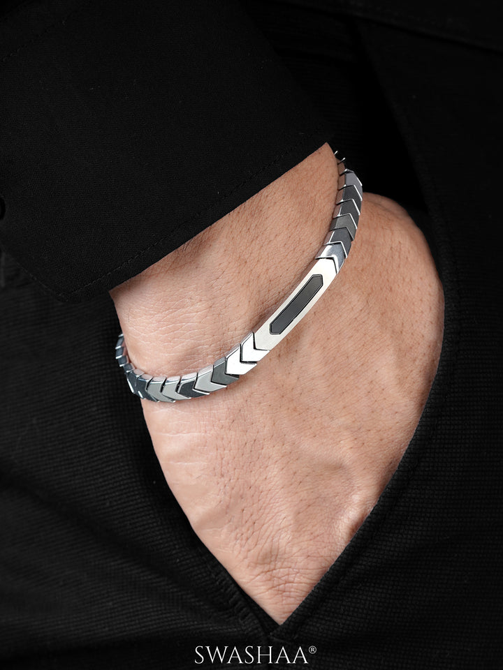 Warsaw Black Men's Bracelet