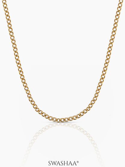 Connel 2 MM Men's Chain 18K Gold Plated