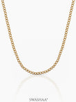 Connel 2 MM Men's Chain 18K Gold Plated