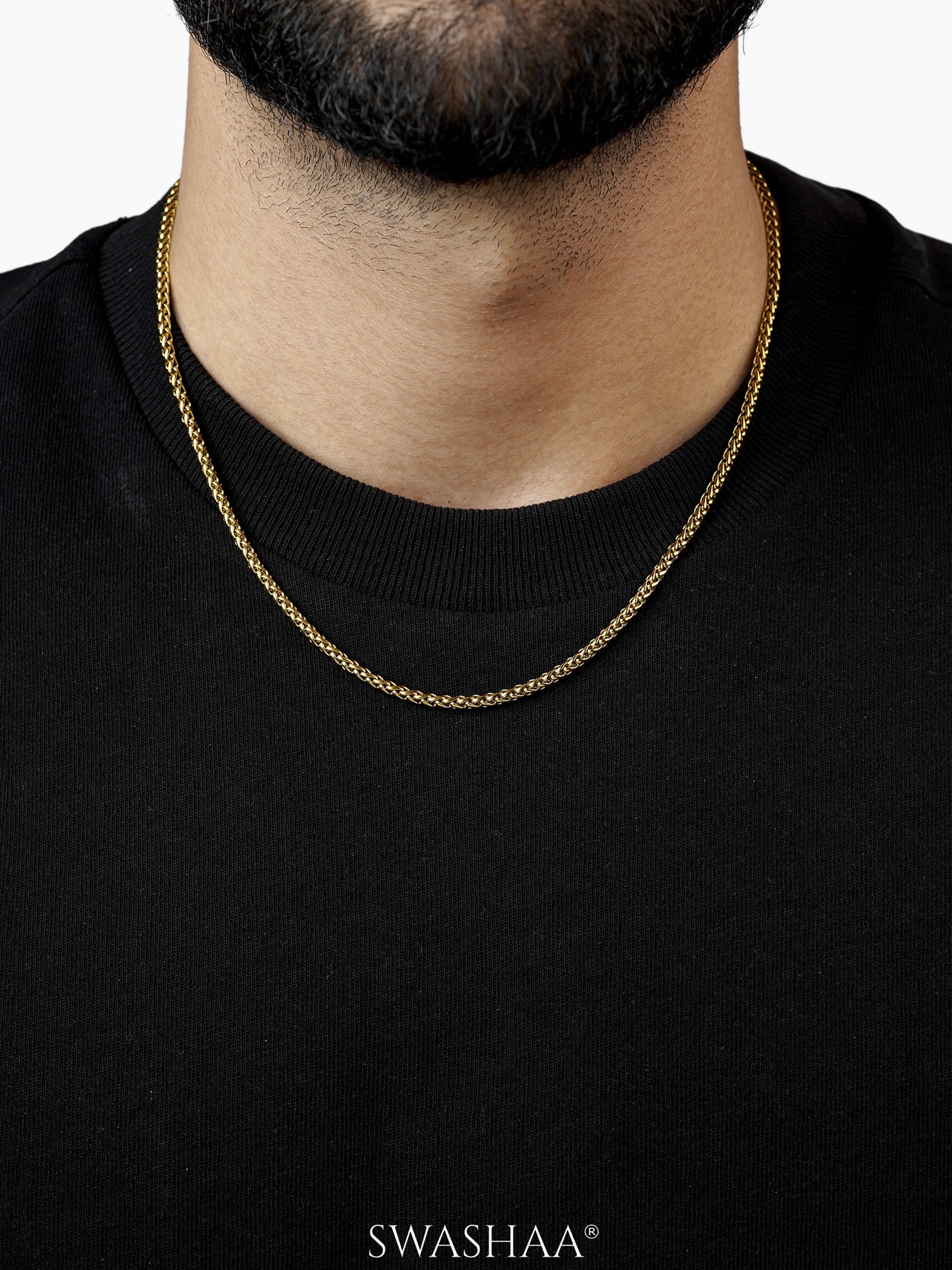Wheat 3 MM Men's Chain